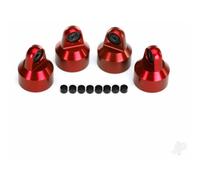 Traxxas GTX Shock Caps Aluminium Red Anodised 4pcs Spacers TRX7764R