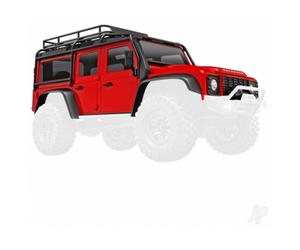Traxxas Land Rover Defender 1/18 RC Body Red TRX9712-RED