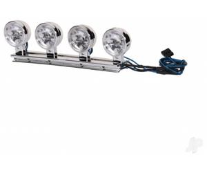 Traxxas LED light bar, assembled with wire harness (fits #9262 roll bar) TRX9264
