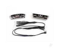 Traxxas LED Light Harness 4 Clear 4 Red Front Rear Bumpers Wire Ties TRX7186