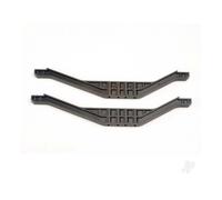 Traxxas Lower Chassis Braces 2 Piece Black Anodised TRX4923