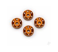 Traxxas Maxx Slash Wheel Washers Machined Aluminium Orange TRX10257-ORNG