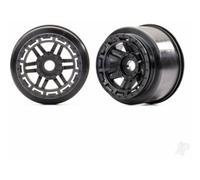 Traxxas Maxx Wheels 1/10 Scale 2.8 Inch Black Plastic 17mm Hex TRX8971