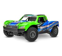 TRAXXAS Mini Slash 4x4 RTR, Remote Controlled Car for Beginners, Mini Scale Green with TQ BL-2s System, USB-C Charger and 2s LiPo Battery