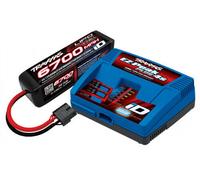 Traxxas POWER PACK EZ-Peak Plus Charger EU Version + 1x ID LiPo 14.8V 6700mah