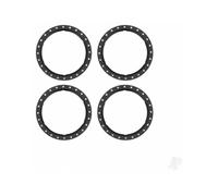Traxxas Pro Scale Beadlock Rings Black Machined Aluminium TRX10276-BLK