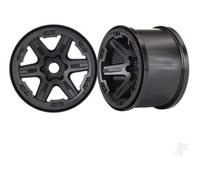Traxxas RC Truck Wheels 1/8 Scale 3.8 Inch Black 17mm Splined TRX8671