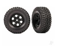 Traxxas RC Wheels and Tyres Assembled 1/18 Scale Black BFGoodrich Mud-Terrain TRX9774