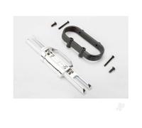 Traxxas Rear Bumper Chrome with Mount and Screws for TRX-4 TRX5336A