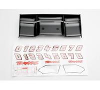 Traxxas rear wing in ecal sheet black for E-Revo NEW 5446