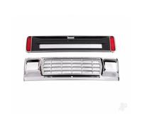 Traxxas Replacement Body Panel Set Front Grille Tailgate LED Lenses 1/18 TRX9819-BLK