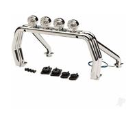 Traxxas Roll Bar Chrome with LED Light Bar RC Crawler TRX9262X