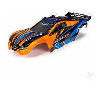 Traxxas Rustler 4X4 1/10 RC Body Shell Orange Blue TRX6734T