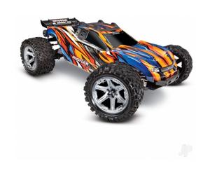 Traxxas Rustler 4X4 VXL 1:10 4WD RTR Brushless Electric Stadium Truck, Orange (+ TQi 2-ch, TSM, VXL-3s, Velineon 3500kV) TRX67076-4-ORNG
