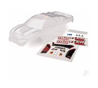Traxxas Rustler RC Body Clear with Window Decals and Hardware TRX3714