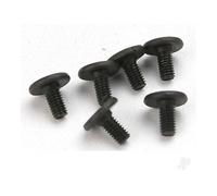 Traxxas Screws 3x6mm Flat-Head Machine Hex Drive Black 6 Pack TRX3932