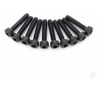 Traxxas Self-Tapping Cap-Head Screws 2x10mm Hex Drive Black 10 Pack TRX8167