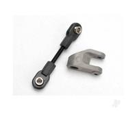 Traxxas Servo horn, steering / linkage, steering (3x30 threaded rod) / rod ends (2 pcs) / hollow balls (2 pcs) TRX5545