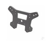 Traxxas Shock tower, front, 6061-T6 aluminium (Grey-anodised) TRX9539A