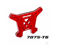 Traxxas Shock Tower Rear 7075-T6 Aluminium Red Anodised Sledge TRX9638R