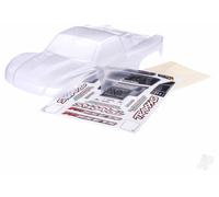 Traxxas Slash 4X4 Clear Body with Window Masks Decal Sheet TRX6965