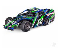 Traxxas Slash Modified BL-2S 1:10 2WD RTR Dirt Oval Racer, Green (+ TQ 2-ch, BL-2S, 3300kV, 2S LiPo, USB-C Charger) TRX104354-74-GRN