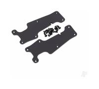 Traxxas Sledge Black Front Suspension Arm Covers 1/8 Scale TRX9633