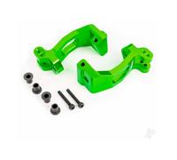Traxxas Sledge Caster Blocks C-Hubs Green Anodised Aluminium TRX9532G