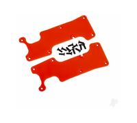 Traxxas Sledge Red Rear Suspension Arm Covers 2.5x8 CCS TRX9634R