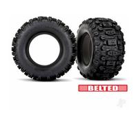 Traxxas Sledgehammer Belted RC Tyres with Foam Inserts Pair TRX7870