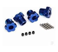 Traxxas Splined Wheel Hubs 17mm Blue-Anodised Set of 4 TRX8654