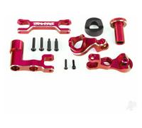 Traxxas Steering Bellcranks Drag Link Assembly Red Aluminium TRX7843-RED