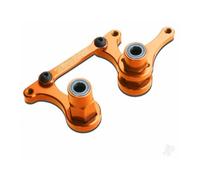 Traxxas Steering bellcranks, drag link (Orange-anodised 6061-T6 aluminium)/ 5x8mm ball bearings (4)/ hardware (assembled) TRX3743T