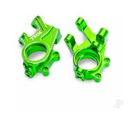 Traxxas Steering Blocks 6061-T6 Aluminium Green Anodised Left Right TRX10936-GRN