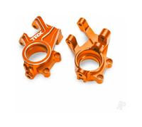 Traxxas Steering Blocks 6061-T6 Aluminium Orange Anodised Left Right TRX10936-ORNG