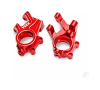 Traxxas Steering Blocks 6061-T6 Aluminium Red Anodised Left Right TRX10936-RED