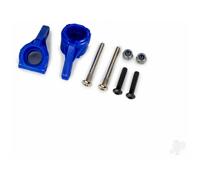 Traxxas Steering Blocks Extreme Heavy Duty Left Right Blue TRX9137-BLUE
