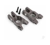 Traxxas Stub Axle Carriers Dark Titanium Aluminium Left Right TRX9552A