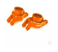 Traxxas Stub Axle Carriers Rear 6061-T6 Aluminium Left Right Orange TRX10252-ORNG