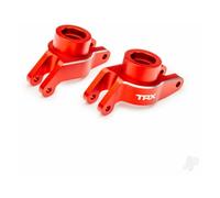 Traxxas Stub Axle Carriers Rear 6061-T6 Aluminium Left Right Red TRX10252-RED