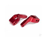 Traxxas Stub Axle Carriers Red Anodised Aluminium 6061-T6 TRX3652X