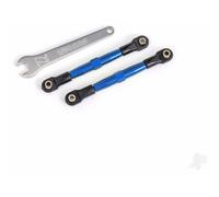 Traxxas Toe links, front (Tubes Blue-anodised, 7075-T6 aluminium, stronger than Titanium) (2) (assembled with rod ends and hollow balls) / aluminium wrench (1) (fits Drag Slash) TRX2445X