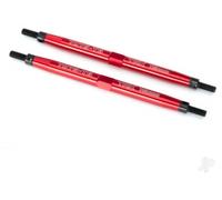 Traxxas Toe Links Maxx TUBES 112mm Front Red Anodised Aluminium TRX5141R