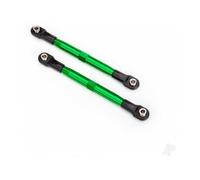 Traxxas Toe links (Tubes Green-anodised, 7075-T6 aluminium, stronger than Titanium) (87mm) (2 pcs) / rod ends (4 pcs) / aluminium wrench (1pc) TRX6742G