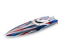 Traxxas TRA103076-4-RED Spartan SR 36" Brushless Boat, Red