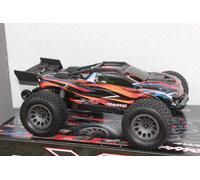TRAXXAS MINI-XRT 3S-Power 4x4 Orange 1/16 Monster Truck RTR Brushless HD Parts with 2S Lipo/Charger