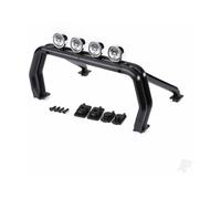 Traxxas TRX-4 Roll Bar Black with Replica Lights 9212 9230 Bodies TRX9262R
