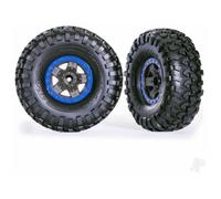 Traxxas TRX-4 Sport Wheels Tyres Assembled 1/10 Blue Canyon Trail TRX8181-BLUE