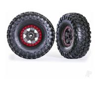 Traxxas TRX-4 Sport Wheels Tyres Assembled 1/10 Red Canyon Trail TRX8181-RED
