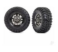 Traxxas TRX-6 Big Rig 2.2in Wheels Tyres Black Chrome Canyon RT TRX8854